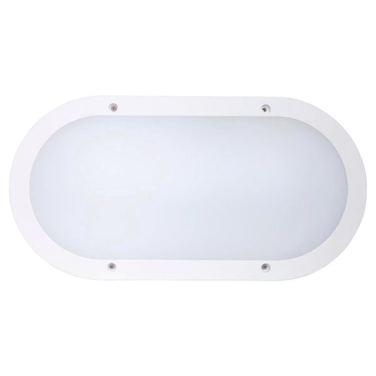 Hpm Elliptica Oval LED Bunker Light - 15W - 1420 Lumens - White - IP65