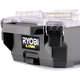 Ryobi Link Small Compact Parts Organiser - 267mm x 127mm x 508mm - IP65 Water Resistant - Detachable Bins