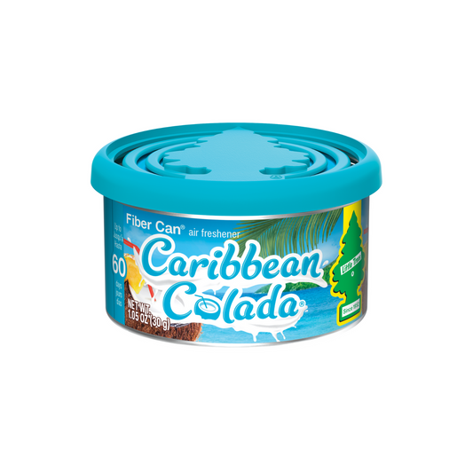 Little Trees Caribbean Colada Air Freshener Fiber Can - 30g - Long-Lasting Scent