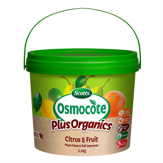 Scotts Osmocote Plus Organics - 3.5kg - Controlled Release Fertiliser - Citrus Use - Auzzistore