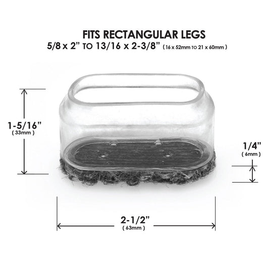Slipstick Clear Sleeve Rectangle Outdoor Berber 21x58mm - 8 Pack - Weatherproof – view 2 - Auzzistore