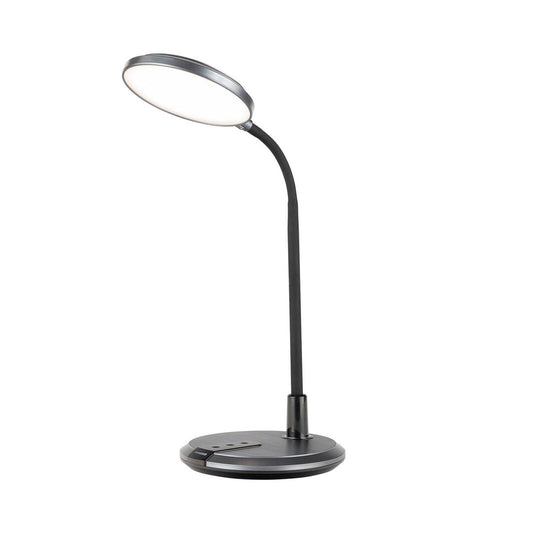 Brilliant 38cm Black Thrive LED Desk Lamp - Tone Changing - 530 Lumen - Adjustable