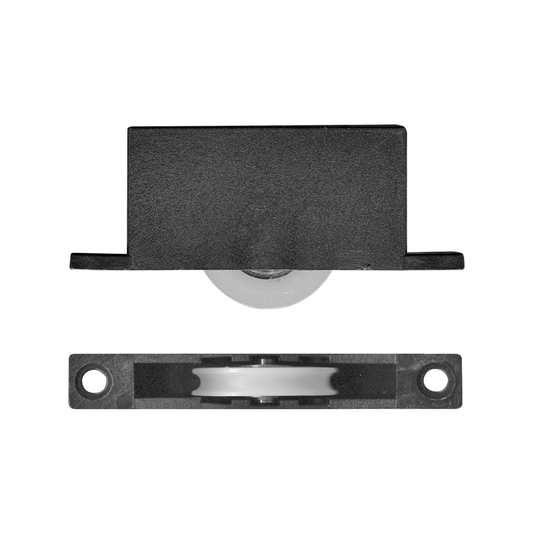 Rolltrak Adjustable Plastic Carriage - Acetal Roller - 15kg Load Rate - Auzzistore