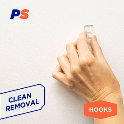 Permastik Clear Mini Clips 12 Pack - Humidity Resistant - Plastic - Easy Apply
