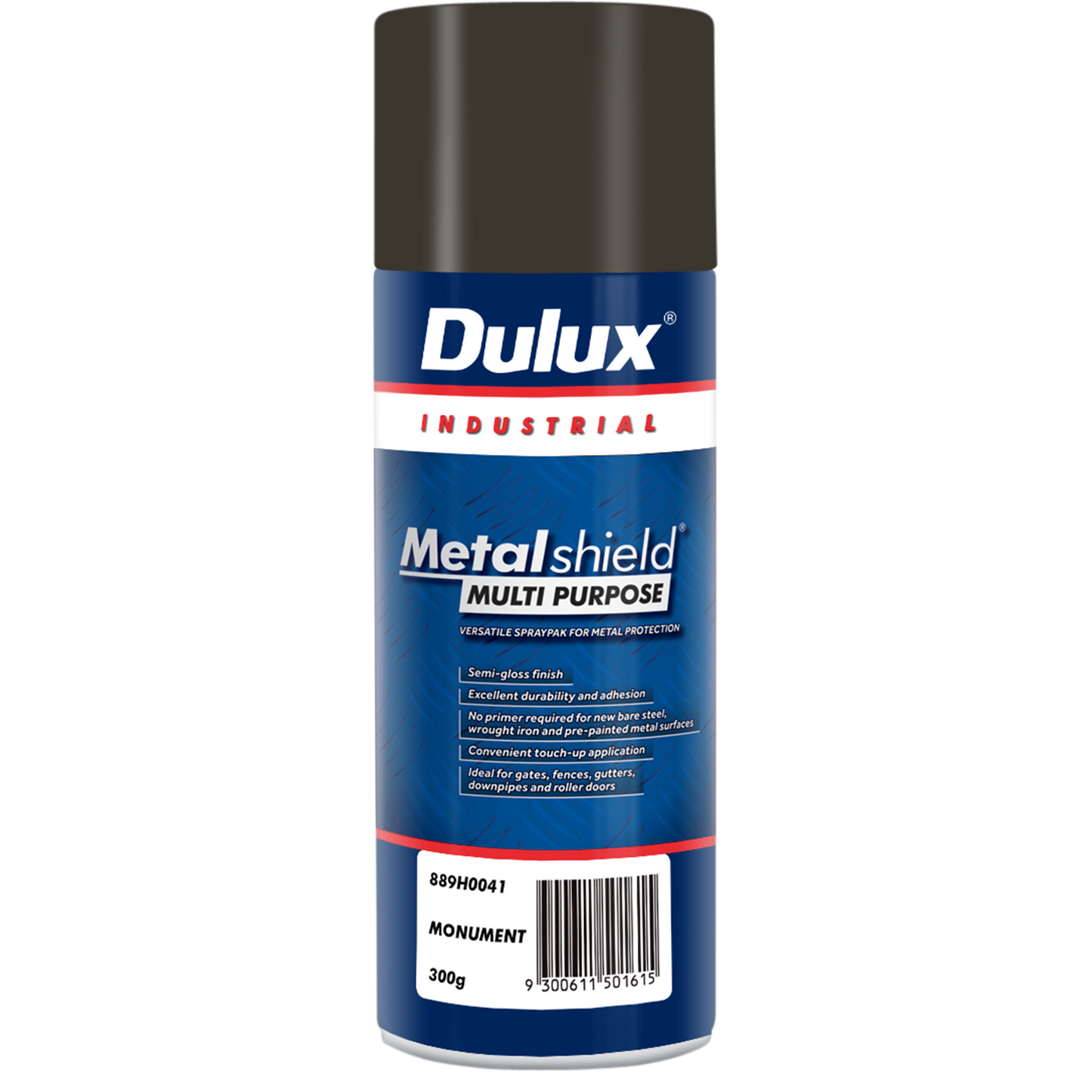 DULUX 300G METALSHIELD MULTIPURPOSE SPRAY PAINT MONUMENT