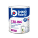British Paints Ceiling Interior Ultra White 1L - Quick-Drying - Low Odour