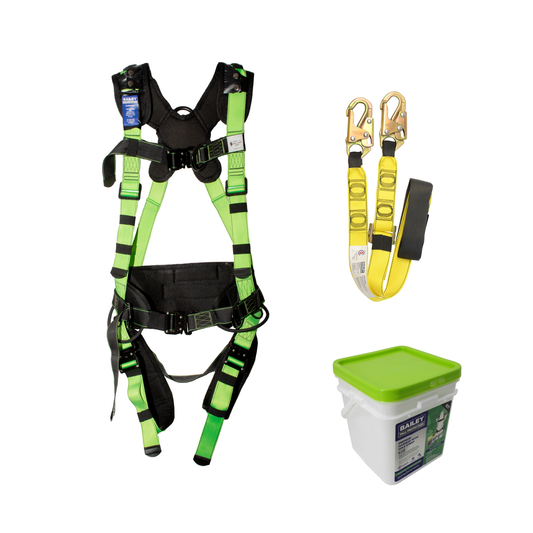 Bailey Fall Protection Premium Harness Kit FS14114 - 2m Pole Strap - Comfort