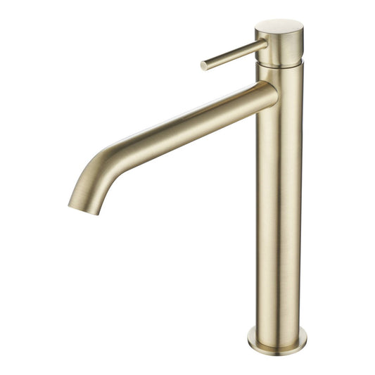 Mondella Resonance Basin Mixer - 25mm - Brushed Brass - Water Efficient