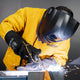 Bossweld Jet Electronic Welding Helmet - Variable Shade 4-8 / 9-13 - 96 x 44mm Viewing Area - Lightweight - AS/NZS Certified