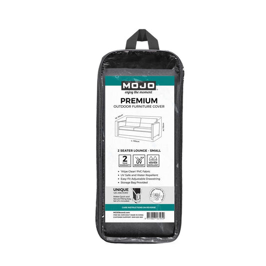 Mojo Small 2 Seat Lounge Cover 1550mm x 700mm x 950mm - UV & Water Resistant