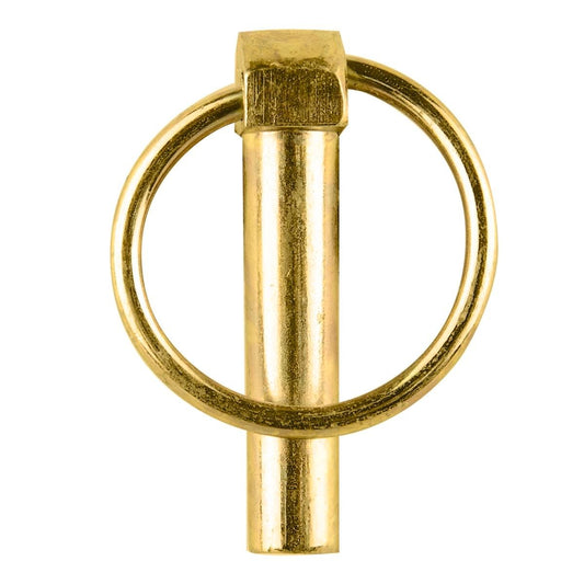 Pinnacle Lynch Pin - 10mm - Steel - Yellow Zinc Plated - 2 Pack - Auzzistore