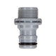Pope 20mm Bsp Sprinkler Adaptor - 18mm Garden Hose Connector - Grey