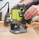 Ryobi Plunge Router 1600W 6.35mm-12.7mm Hypergreen-Precision Cutting