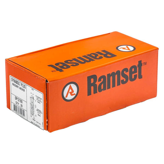 Ramset DynaBolt Plus - 12mm x 98mm - Carbon Steel - Pull-Down - 20 Pack - Auzzistore