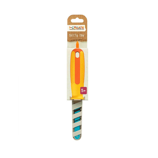 I Create Safety Saw - Safety Tool for Cardboard Cutting - 40mm x 245mm - Yellow