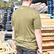 Dewalt Olive Typhoon Crew Neck Shirt XXL - 65% Cotton / 35% Polyester - UPF 50+