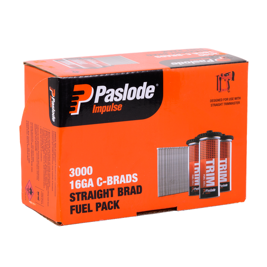 Paslode 65mm c65 Impulse Brad - 3000 Pack - Zinc Plated - Durable – view 2 - Auzzistore