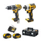Dewalt 18V XR 2 Piece Combo Kit - 4.0Ah - Compact & Lightweight Design