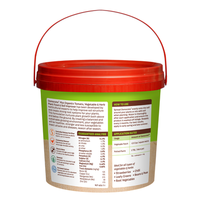 Scotts Osmocote Plus Organics - 1.5kg - Controlled Release Fertiliser - Safe for Vegetables