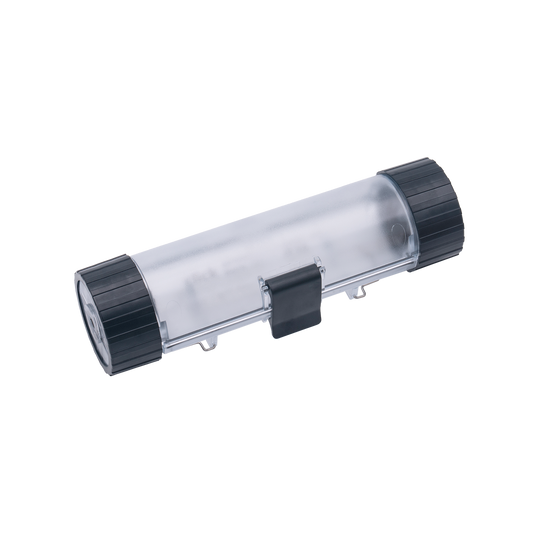 Click IP55 Extension Lead Safety Box - Weatherproof - 215mm x 60mm - Black - Auzzistore