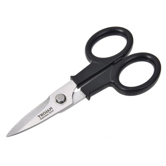 Trojan Stubby Scissors - 140mm - Stainless Steel - Heavy Duty - Auzzistore
