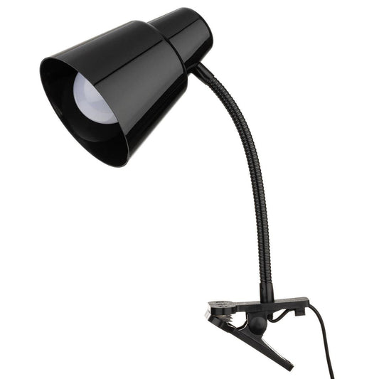 Verve Design Black Brylee Clamp Lamp - Adjustable Gooseneck - 25w