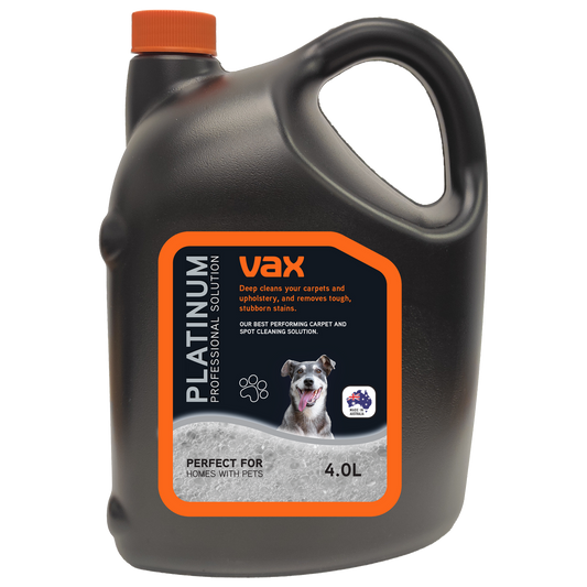 Vax Platinum Professional Solution - 4L - Deep Cleaning & Stain Removal