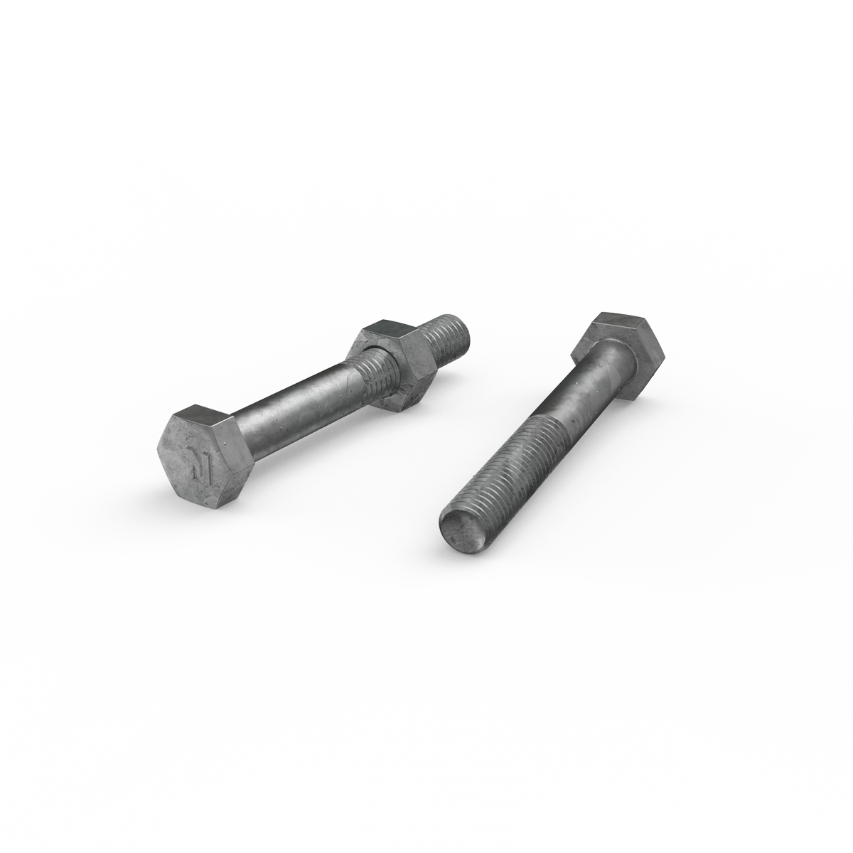 Zenith Hot Dip Galvanised Hex Head Bolts M8 x 60mm 25 Pack