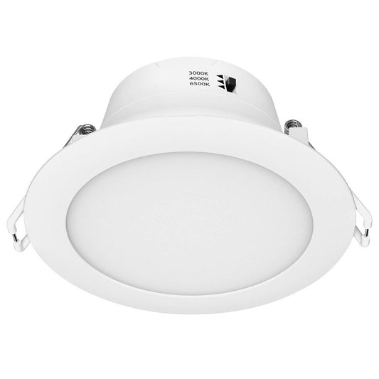 Arlec 9W Tri Colour Dimmable LED Downlight 92mm - 10 Pack - Easy Install
