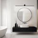 Brilliant 90cm Black Matt Miro Vanity and Wall Light - Modern Design - LED