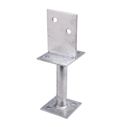 Pryda 130mm M10 Centre Fix Post Anchor - Hot Dip Galvanised Steel - Termite Protection – view 2 - Auzzistore