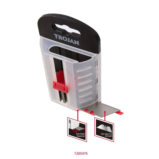 Trojan Utility Knife Blades - 50 Pack - Fits Standard Knives – view 2 - Auzzistore