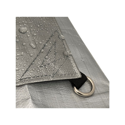 Polytuf D Ring Tarpaulin 6 1 x 9 1m Heavy Duty Polyethylene UV Resistant