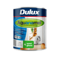 Dulux Aquanamel Semi Gloss White 1L Paint - Water-Based - Fast Drying