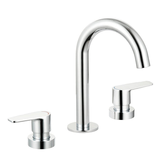 Evekare Chrome 1/4 Turn Extended Lever Basin Set 245mm x 290mm - Accessibility Aid