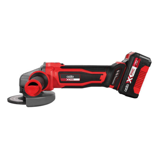 Ozito PXC 18V Cordless Angle Grinder Kit 125mm - 4.0Ah Battery Included – view 2 - Auzzistore