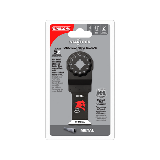 Diablo Multi Tool Blade 50mm x 32mm Metal Starlock - Ultra-Hardened Edge - Auzzistore