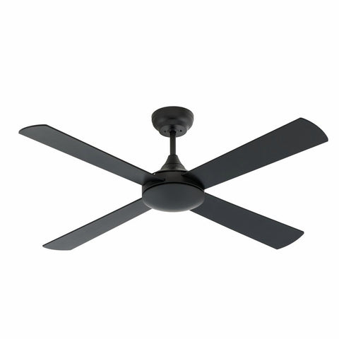 Arlec Boston II Ceiling Fan - 130cm Matte Black - Plywood - Quiet - Auzzistore