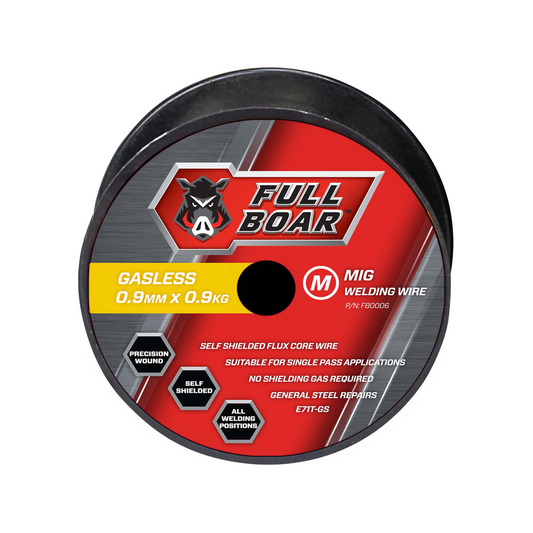 Full Boar Gasless MIG Wire 0.9mm 0.9kg - Low Spatter - Easy Slag Removal - Auzzistore