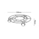 Eden Pot Plant Trolley - 25cm - Wire - Safety Locking Brake