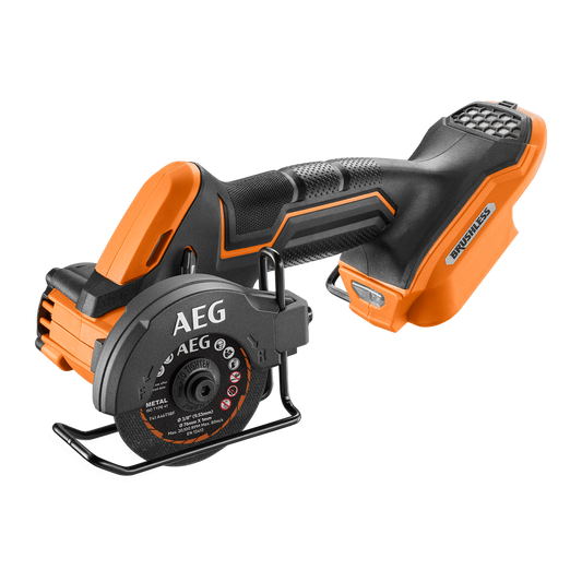 AEG Brushless Cut Off Tool - 3" - Skin Only - Compact & Lightweight - Auzzistore