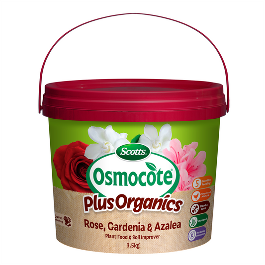 Scotts Osmocote Plus Organics - 3.5kg - Controlled Release Fertiliser - Acid-Loving Plants - Auzzistore