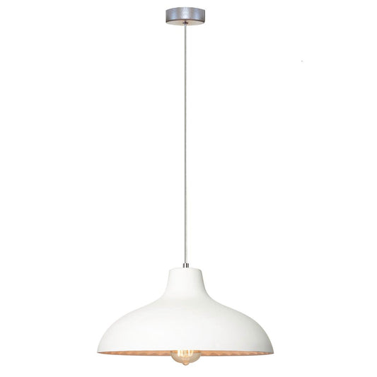 Home Design Bianco Pendant Light - Industrial Plaster - 350mm - Elegant - Auzzistore