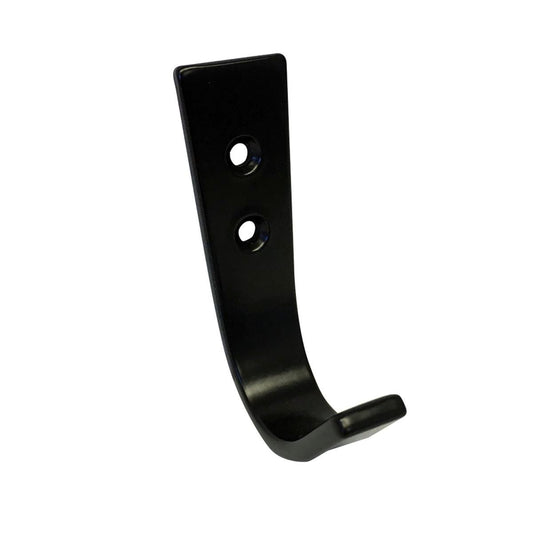 Adoored Black Nuvo Deco Hook - 29mm Aluminium - Timeless Design