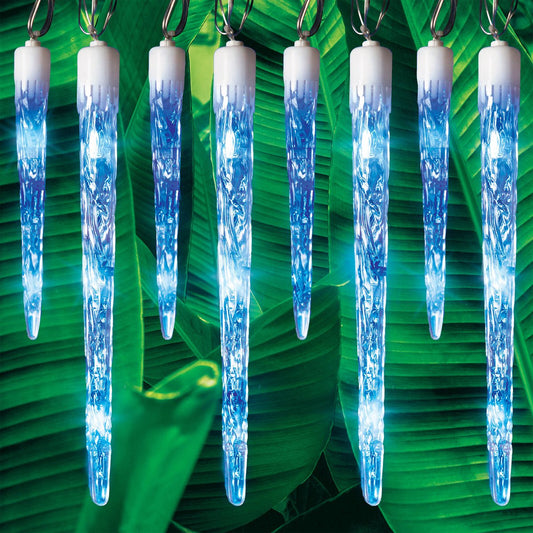 Lytworx Blue Solar Giant Icicle Lights 24 Pack - 6.9m - 72 LEDs - Outdoor – view 2 - Auzzistore