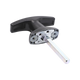 Liftaway Rear Fix Lock - T-Handle - 44.5mm - Steel/Alloy - Easy To Use