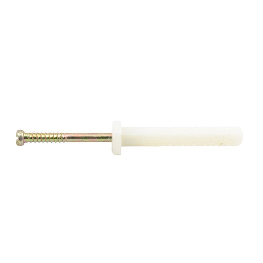 Ramset Nylon Round Head Anchor 6.5mm x 38mm Easy Install Durable - Auzzistore
