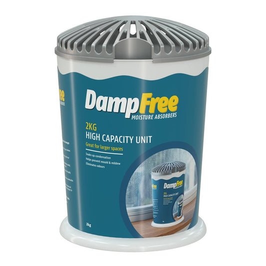 DampFree 2kg High Capacity Moisture Absorber Unit - 210mm x 290mm - Humidity Control