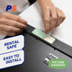 Permastik Large Picture Strips 12 Pairs Plastic Easy Hang 5kg Capacity