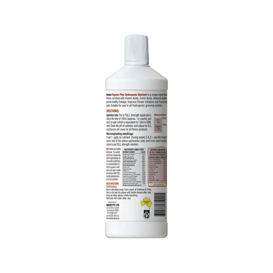 Manutec Liquid Fertiliser - 1L - Organic - Hydroponic Use – view 2 - Auzzistore
